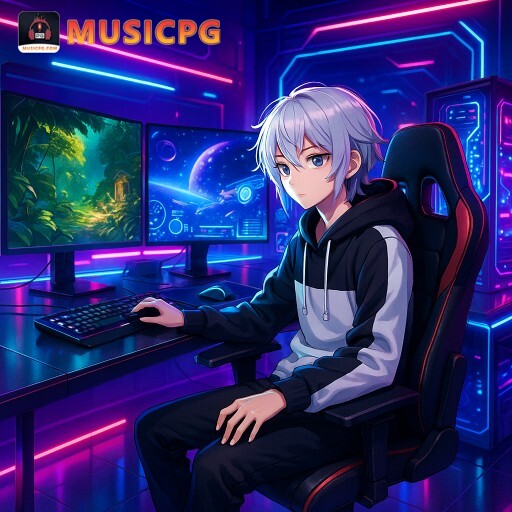 Imagem promocional da MUSICPG mostrando a plataforma e suas vantagens