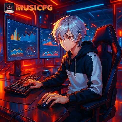 Imagem promocional da MUSICPG mostrando a plataforma e suas vantagens