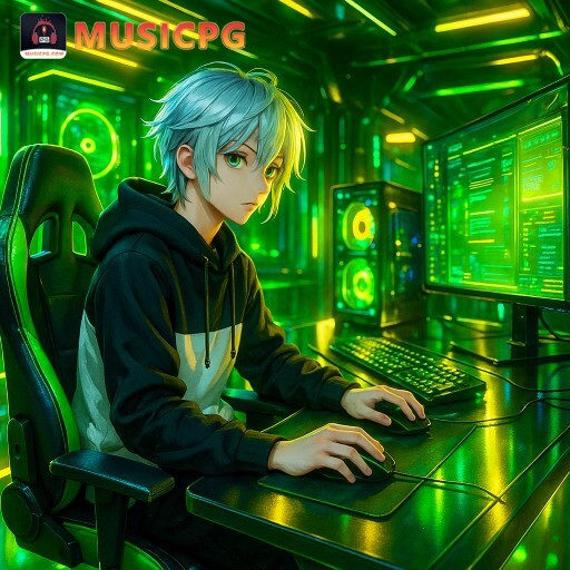 Imagem promocional da MUSICPG mostrando a plataforma e suas vantagens