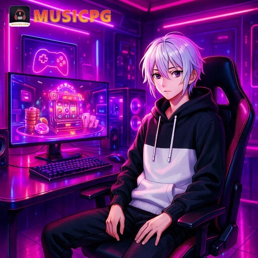 Imagem promocional da MUSICPG mostrando a plataforma e suas vantagens