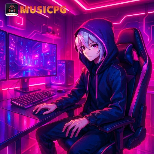 Imagem promocional da MUSICPG destacando segurança avançada e atualizações constantes de jogos