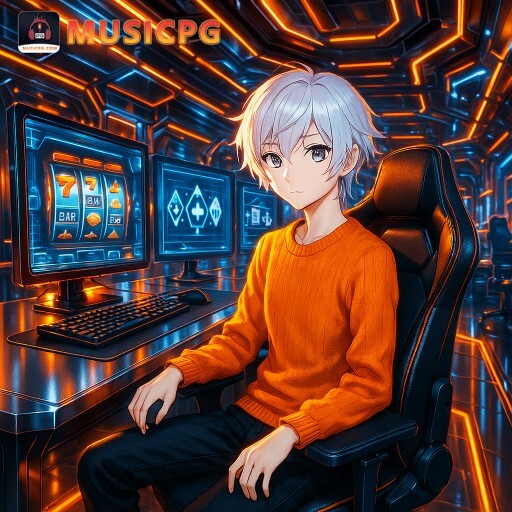 Imagem promocional da MUSICPG mostrando a plataforma e suas vantagens