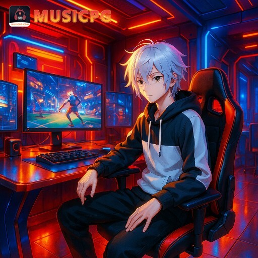 Imagem promocional da MUSICPG mostrando a plataforma e suas vantagens